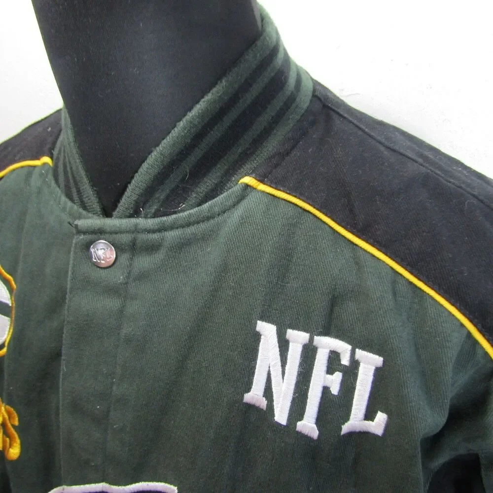 Green Bay Packers Super Bowl XLV Champions Varsity Jacket NFL Men's XL Coat
